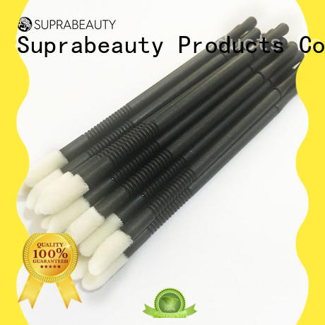 pu form disposable eyeliner applicators with bamboo handle for mascara tube Suprabeauty