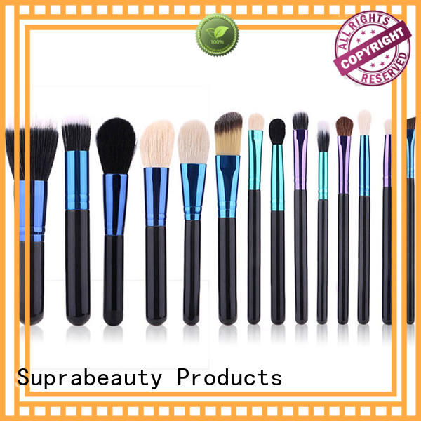 Suprabeauty sp affordable makeup brush sets with curved synthetic hair for students