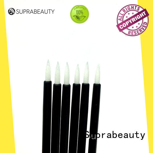 Suprabeauty paper tips eyeliner brush with bamboo handle for eyelash extension liquid