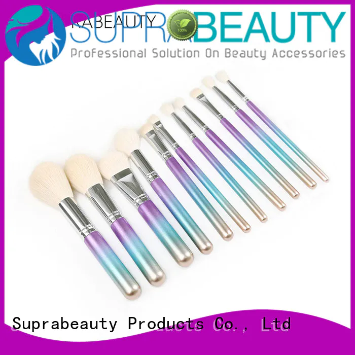 pcs makeup brush kit online with synthetic bristles Suprabeauty