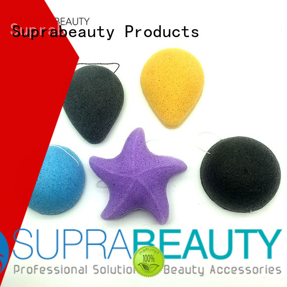 Prédécoupez les meilleures éponges de maquillage bon marché avec une couleur personnalisée pour la poudre minérale séchée Suprabeauty