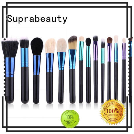 cruelty eye brushes with curved synthetic hair for eyeshadow